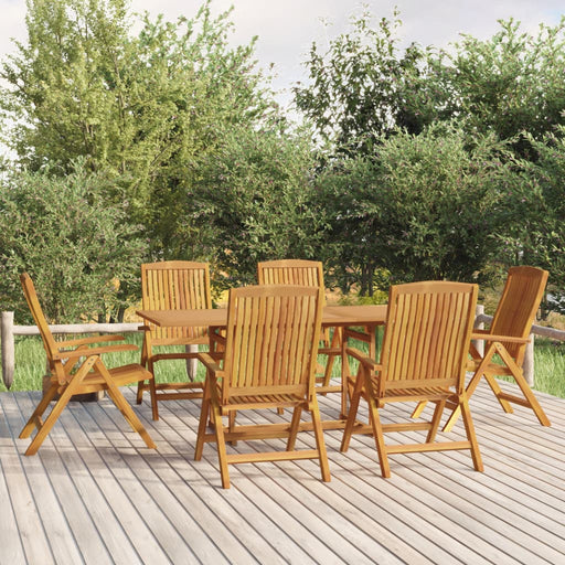 Set mobilier de grădină, 7 piese, lemn masiv de tec - WALTI WALTI