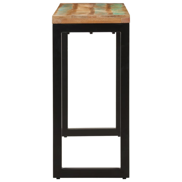 Masă consolă, 110x35x75 cm, lemn masiv de reciclat WALTI