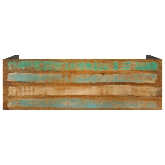 Masă consolă, 110x35x75 cm, lemn masiv de reciclat WALTI