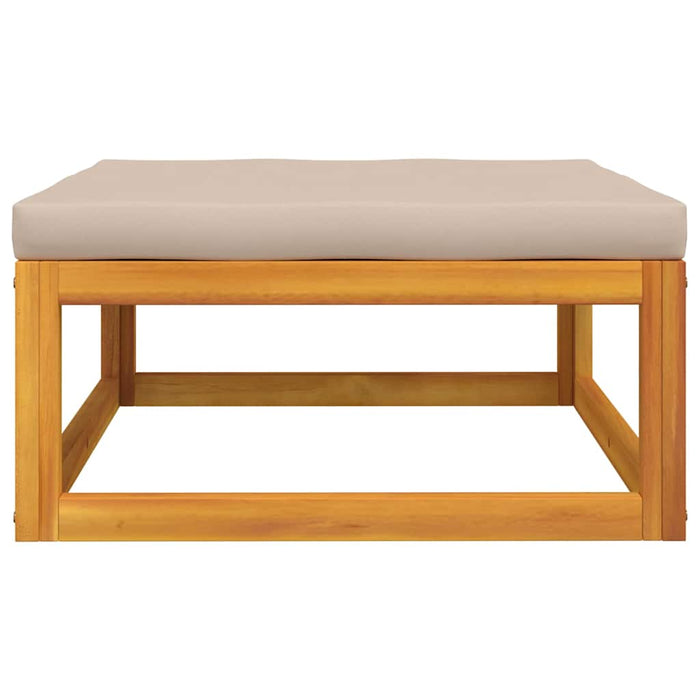 Set mobilier de grădină cu perne, 3 piese, lemn masiv acacia - WALTI WALTI
