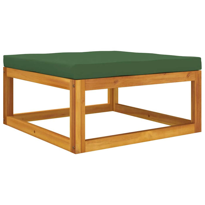 Set mobilier de grădină cu perne, 3 piese, lemn masiv acacia WALTI