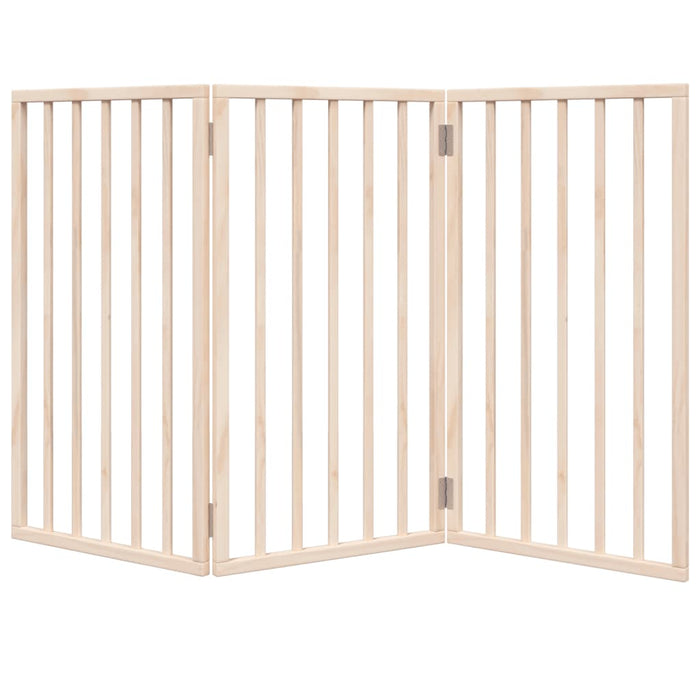 Poartă de acces pentru câini pliabilă, 3 panouri, 150 cm, lemn de plop WALTI