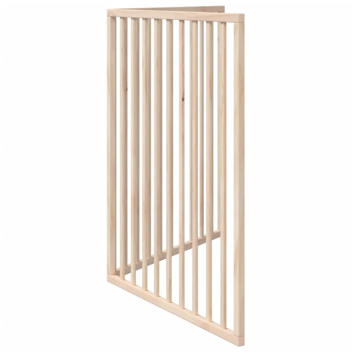 Poartă de acces pentru câini pliabilă, 2 panouri, 160 cm, lemn de plop WALTI