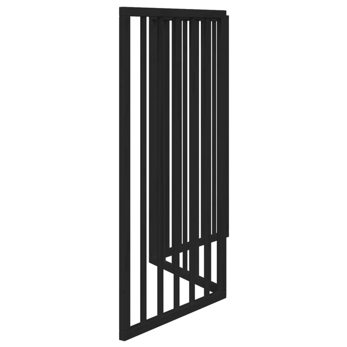 Poartă pentru câini pliabilă 3 panouri negru, 150 cm, lemn plop - WALTI WALTI
