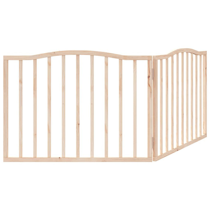 Poartă pentru câini pliabilă, 2 panouri, 160 cm, lemn de plop - WALTI WALTI