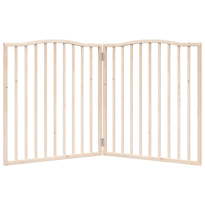 Poartă pentru câini pliabilă, 2 panouri, 160 cm, lemn de plop - WALTI WALTI
