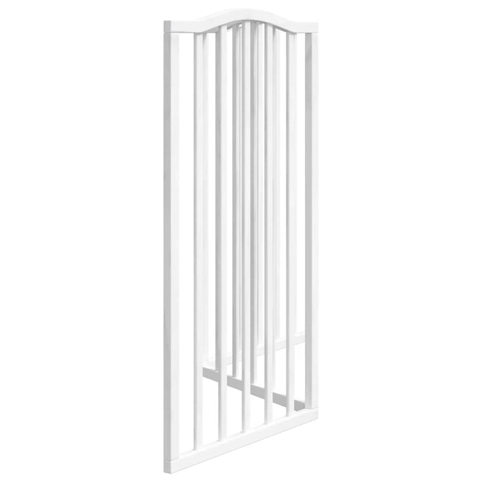Poartă pentru câini pliabilă, 3 panouri, alb, 150 cm, lemn plop - WALTI WALTI