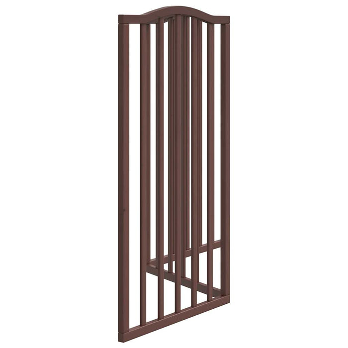 Poartă de câini pliabilă 3 panouri stejar maro 150 cm lemn plop - WALTI WALTI