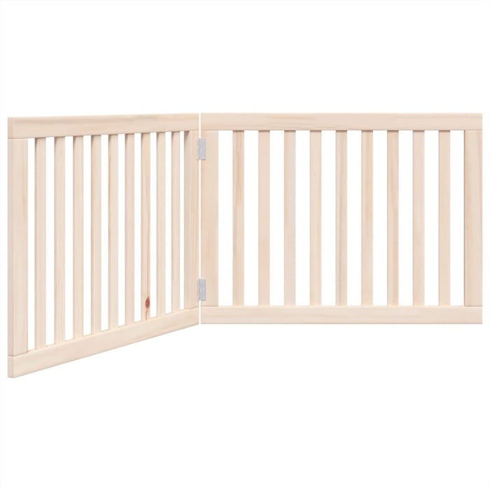 Poartă de acces pentru câini pliabilă, 2 panouri, 160 cm, lemn de plop WALTI