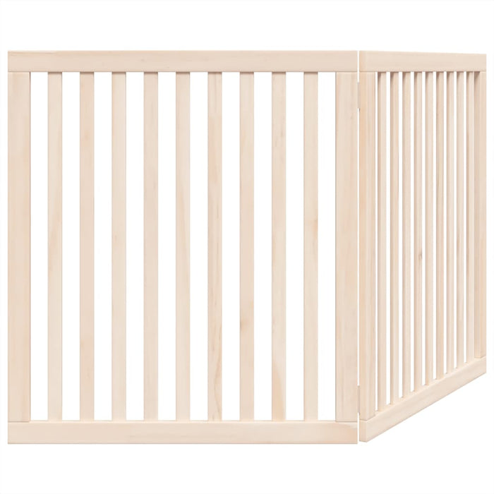 Poartă pentru câini pliabilă, 2 panouri, 160 cm, lemn de plop - WALTI WALTI