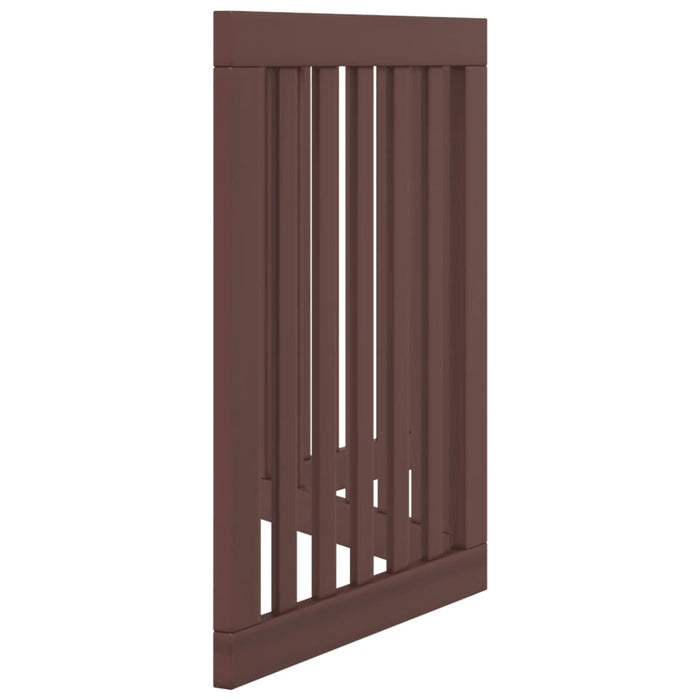 Poartă pentru câini pliabilă 3 panouri maro, 150 cm, lemn plop - WALTI WALTI