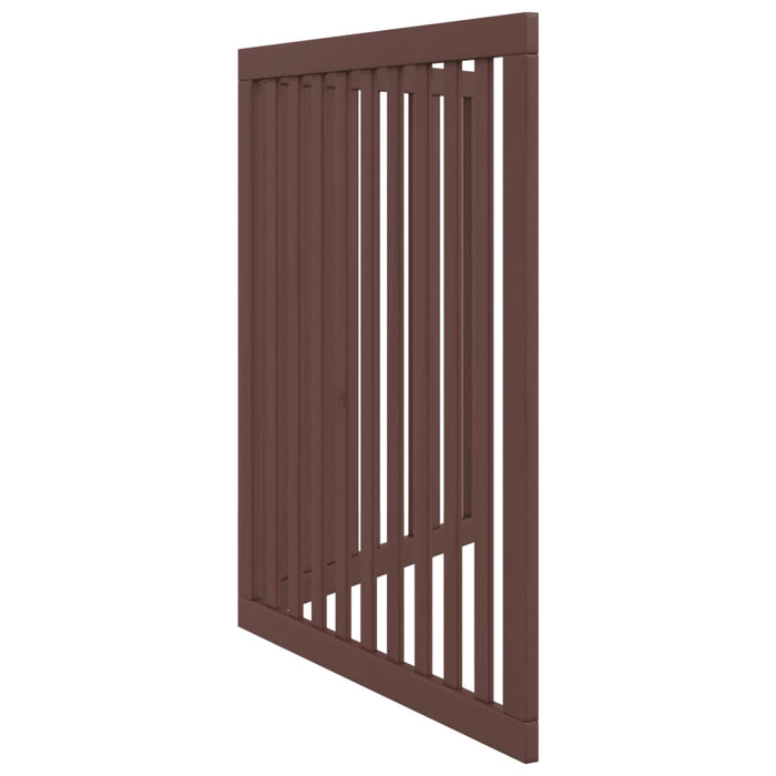 Poartă pentru câini pliabilă 2 panouri maro, 160 cm, lemn plop - WALTI WALTI