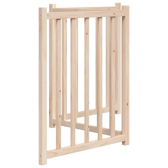 Poartă pentru câini pliabilă, 3 panouri, 150 cm, lemn de brad - WALTI WALTI