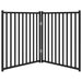 Poartă pentru câini pliabilă 2 panouri negru, 160 cm, lemn brad - WALTI WALTI