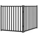Poartă pentru câini pliabilă 2 panouri negru, 160 cm, lemn brad - WALTI WALTI