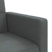 Canapea extensibilă cu perne, gri închis, textil - WALTI WALTI