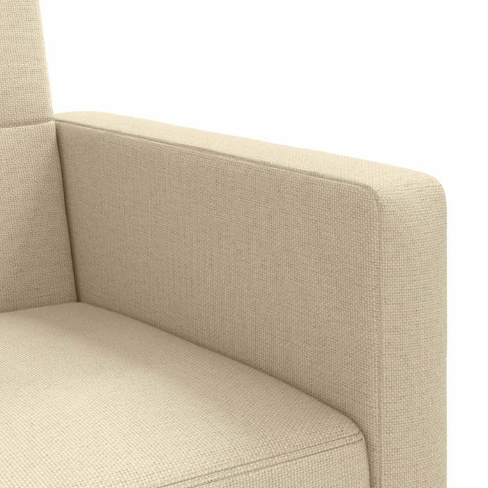 Canapea extensibilă, cu perne, crem, material textil - WALTI WALTI