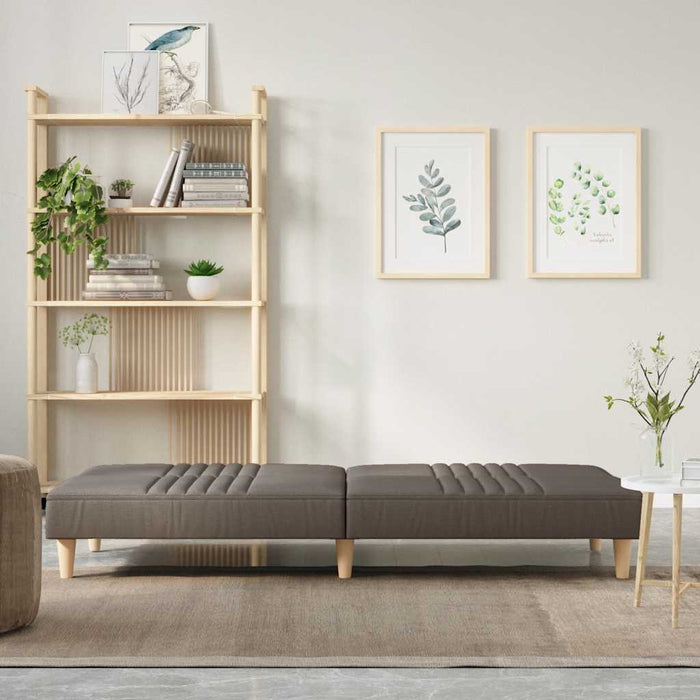 Canapea extensibilă, gri taupe, material textil - WALTI WALTI