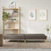 Canapea extensibilă, gri taupe, material textil - WALTI WALTI