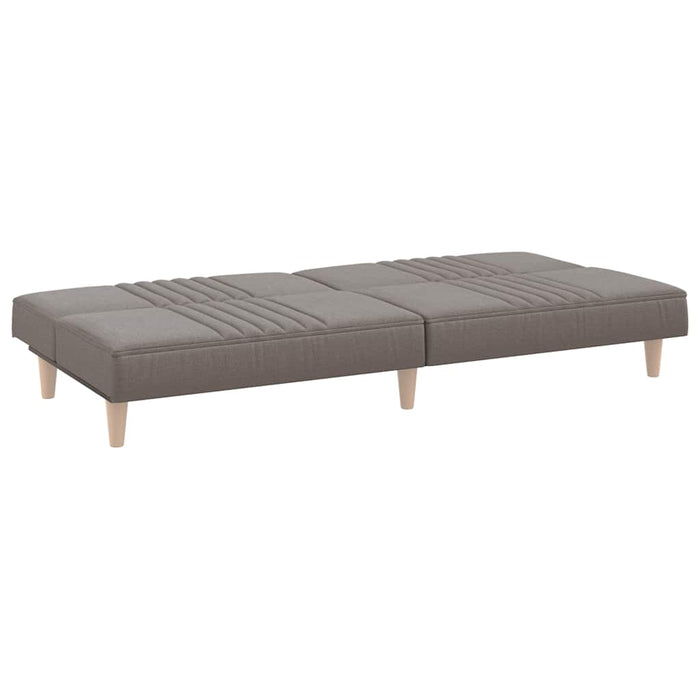 Canapea extensibilă, gri taupe, material textil - WALTI WALTI