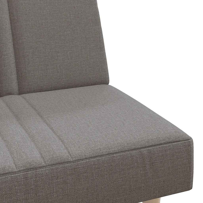 Canapea extensibilă, gri taupe, material textil - WALTI WALTI