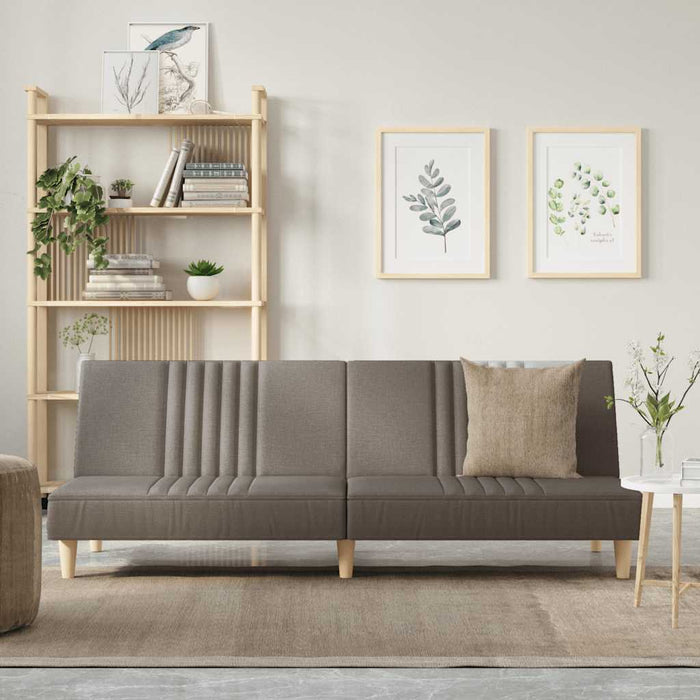 Canapea extensibilă, gri taupe, material textil - WALTI WALTI