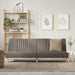 Canapea extensibilă, gri taupe, material textil - WALTI WALTI