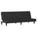 Canapea extensibilă, negru, material textil - WALTI WALTI
