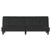 Canapea extensibilă, negru, material textil - WALTI WALTI