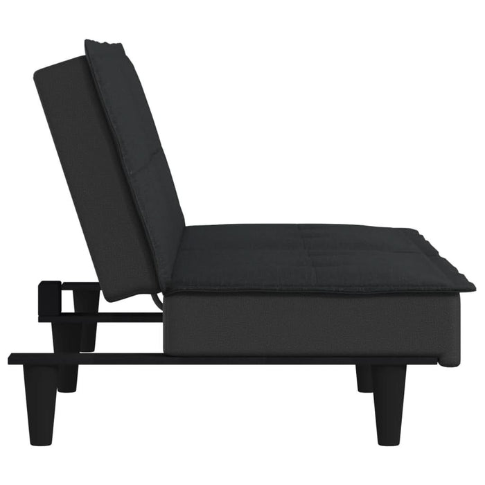 Canapea extensibilă, negru, material textil - WALTI WALTI