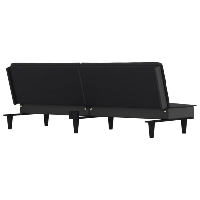 Canapea extensibilă, negru, material textil - WALTI WALTI