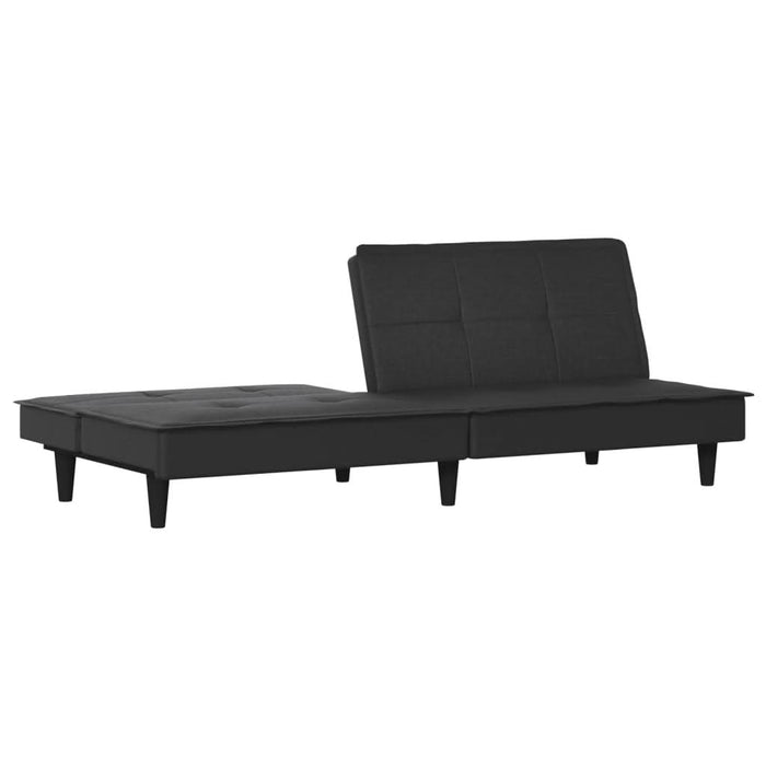 Canapea extensibilă, negru, material textil - WALTI WALTI