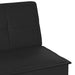 Canapea extensibilă, negru, material textil - WALTI WALTI