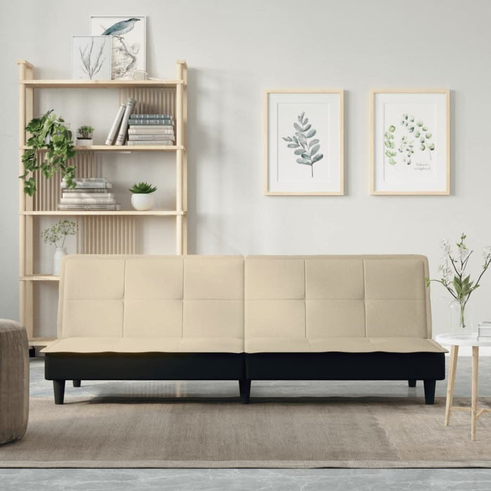 Canapea extensibilă, crem, material textil - WALTI WALTI