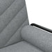 Canapea extensibilă cu cotiere, gri deschis, textil - WALTI WALTI