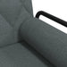 Canapea extensibilă cu cotiere, gri închis, textil - WALTI WALTI