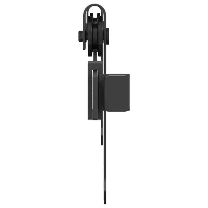 Set glisare ușă mini pentru dulap, negru, oțel carbon, 122 cm - WALTI WALTI