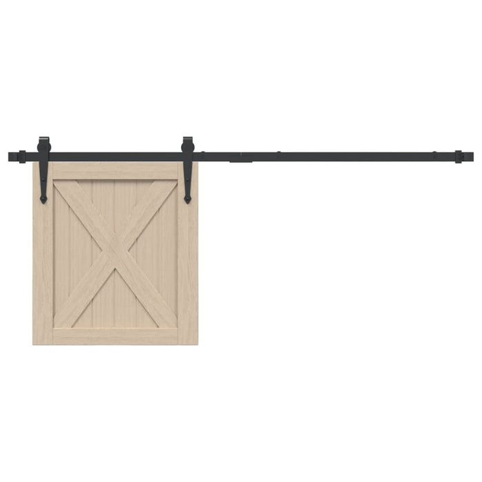 Set glisare ușă mini pentru dulap, negru, oțel carbon, 122 cm - WALTI WALTI