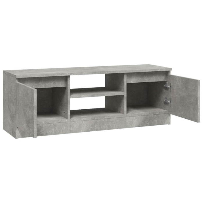Comodă TV cu ușă, gri beton, 102x30x36 cm - WALTI WALTI