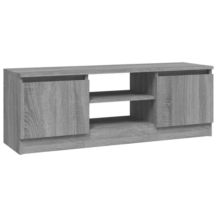 Comodă TV cu ușă, gri sonoma, 102x30x36 cm - WALTI WALTI