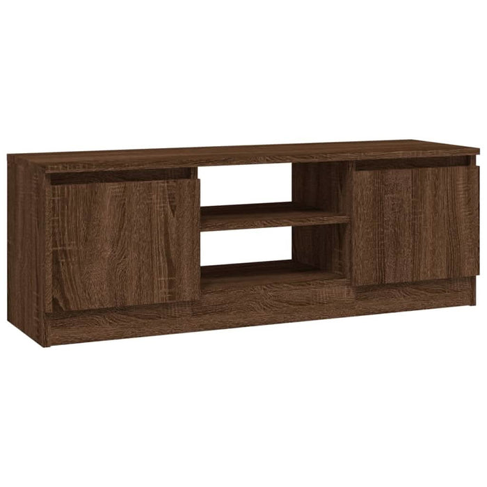 Comodă TV cu ușă, stejar maro, 102x30x36 cm - WALTI WALTI