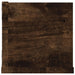Raft de perete CD-uri, stejar fumuriu, 100x18x18 cm, lemn - WALTI WALTI