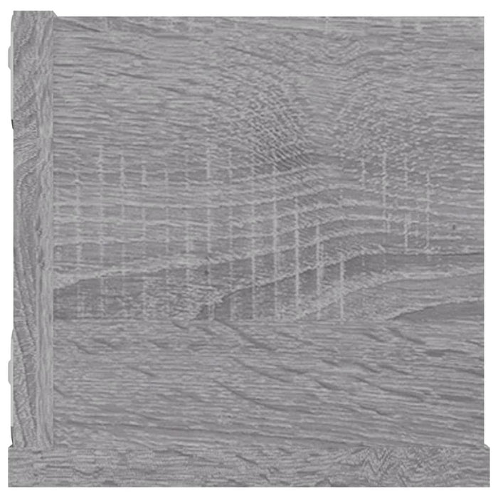 Raft de perete CD-uri, gri sonoma, 100x18x18 cm, lemn prelucrat - WALTI WALTI