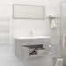 Set mobilier de baie, 2 piese, gri sonoma, lemn prelucrat - WALTI WALTI