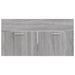 Set mobilier de baie, 2 piese, gri sonoma, lemn prelucrat - WALTI WALTI