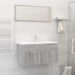 Set mobilier de baie, 2 piese, gri sonoma, lemn prelucrat - WALTI WALTI