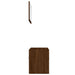 Set mobilier de baie, 2 piese, stejar maro, lemn prelucrat - WALTI WALTI