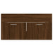 Set mobilier de baie, 2 piese, stejar maro, lemn prelucrat - WALTI WALTI
