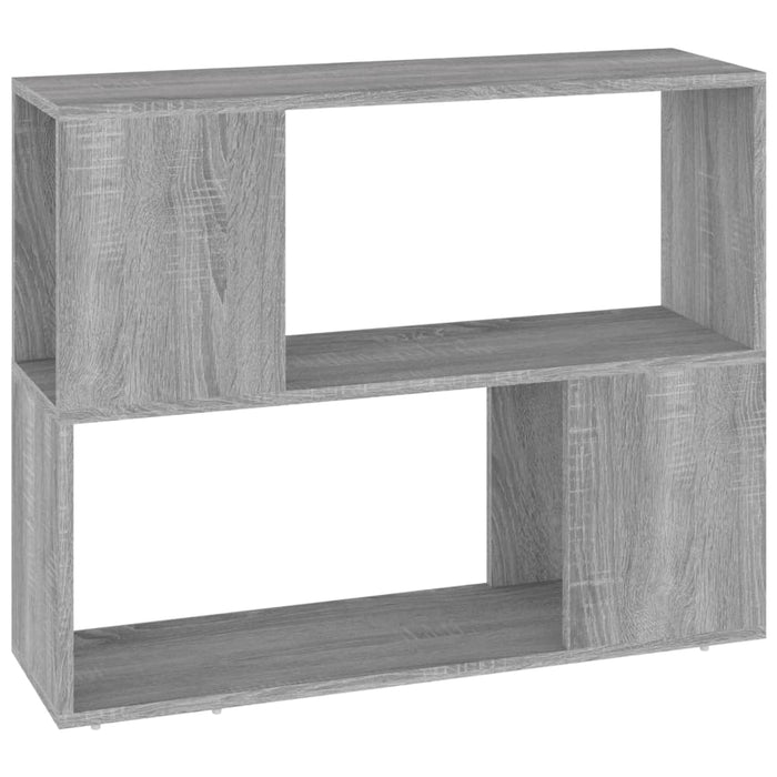 Bibliotecă/Separator de cameră, gri sonoma, 80x24x63 cm - WALTI WALTI