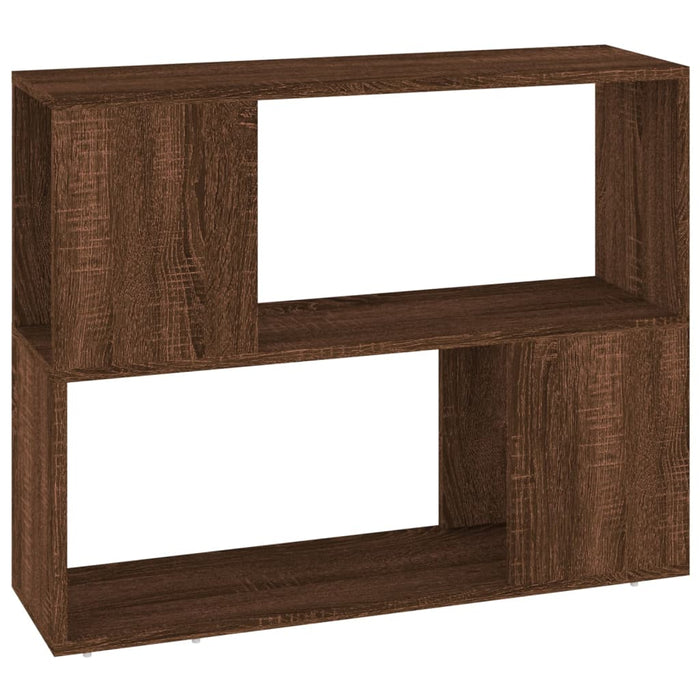 Bibliotecă/Separator de cameră, stejar maro, 80x24x63 cm - WALTI WALTI